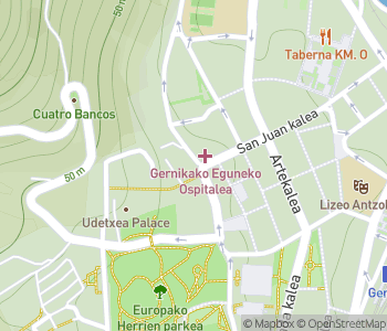 Mapa lokality Guernica