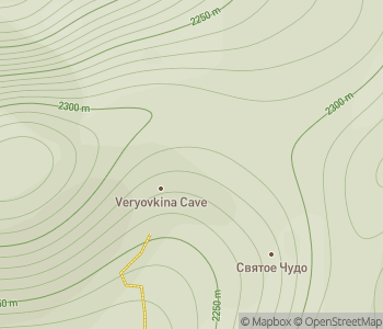 Mapa lokality Jaskyňa Veryovkina