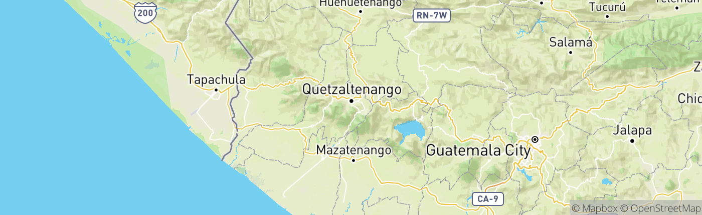 Mapa Guatemala