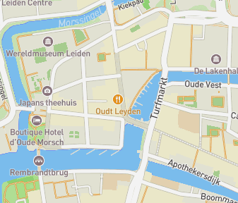 Mapa lokality Oudt Leyden