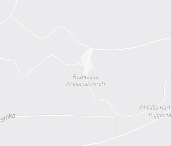 Mapa lokality Špirálová veža Krásno