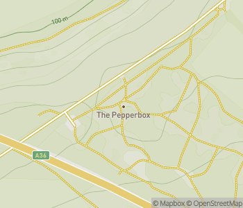 Mapa lokality Veža Pepperbox Hill