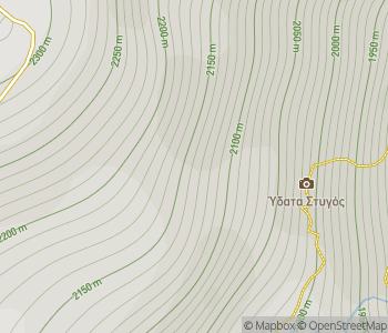 Mapa lokality Vodopád Styx