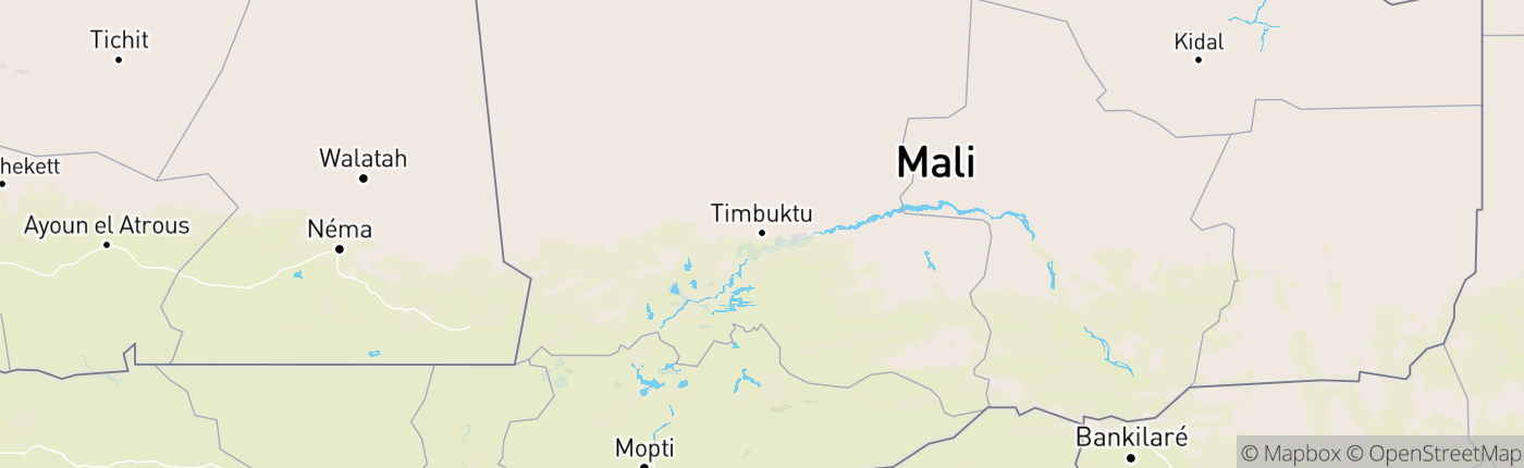 Mapa Mali