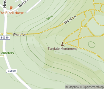 Mapa lokality Monument Tyndale