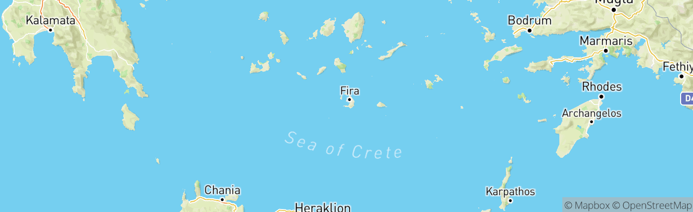 Mapa Grécko