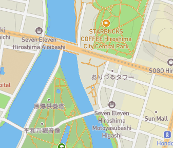 Mapa lokality Atómový dom