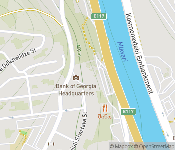 Mapa lokality Budova Gruzínskej banky
