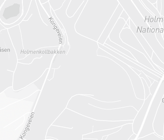 Mapa lokality Skokanský mostík Holmenkollen