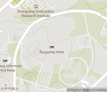 Mapa lokality Hotel Rjugjong