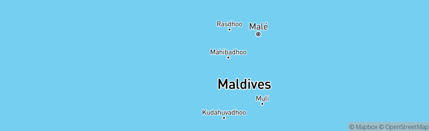 Mapa Maldives