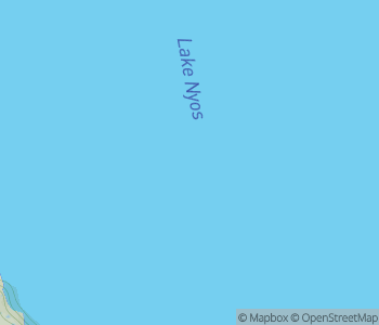 Mapa lokality Jazero Nyos