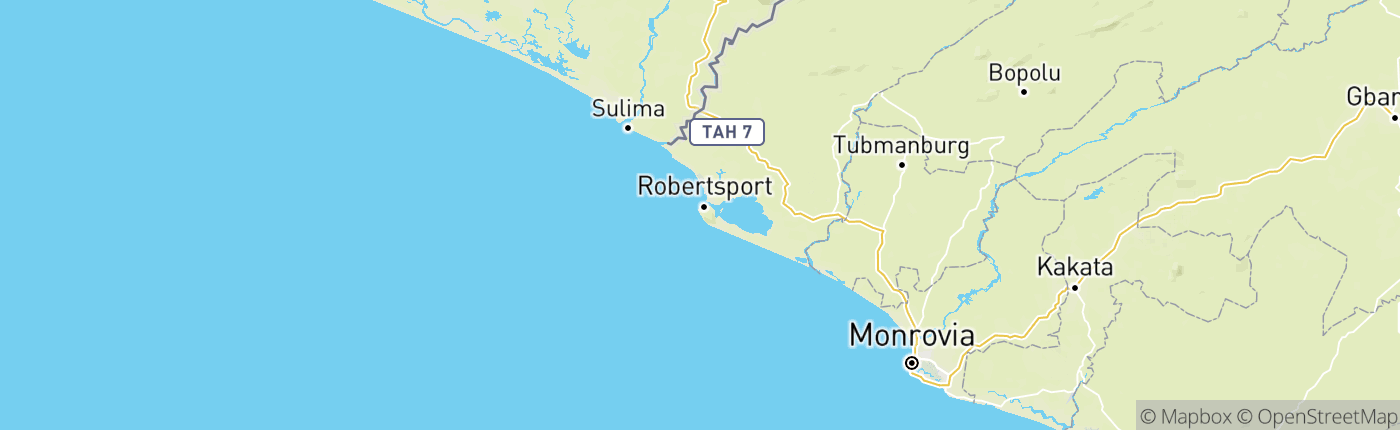 Mapa Libéria