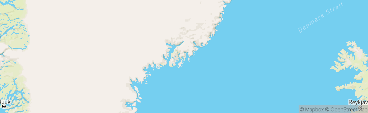 Mapa Grónsko