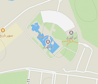 Mapa lokality Korán napísaný krvou Saddáma Husajna