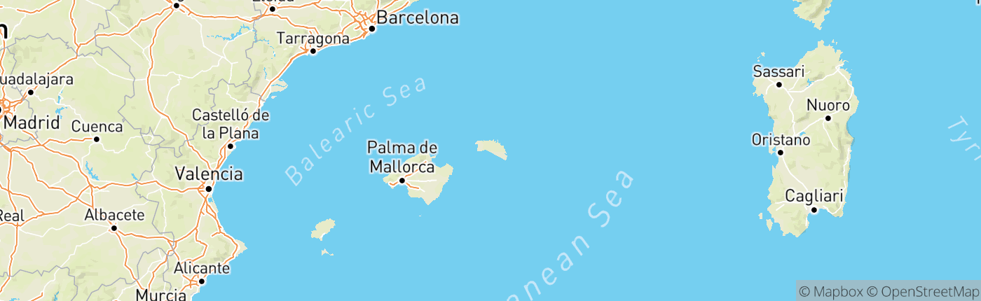 Mapa Španielsko