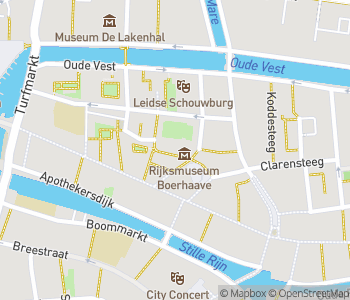 Mapa lokality Múzeum Boerhaave