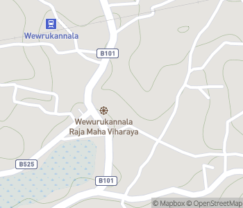 Mapa lokality Wewurukannala Vihara