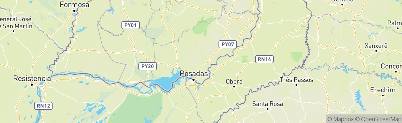 Mapa Paraguaj