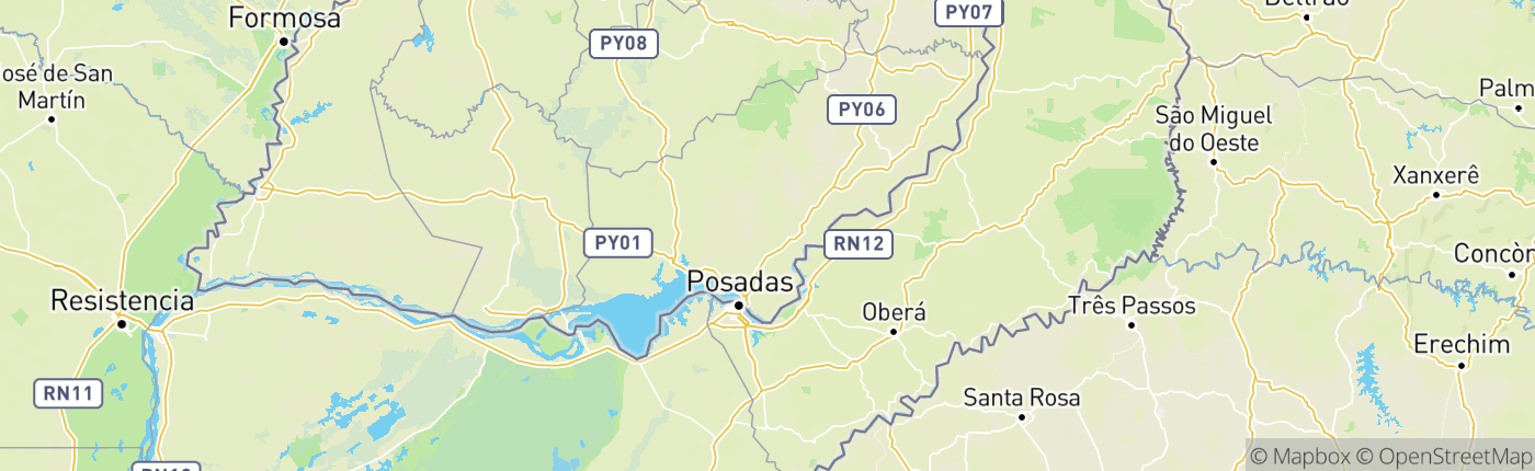 Mapa Paraguaj