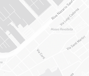 Mapa lokality Terst: Historická križovatka