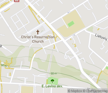 Mapa lokality Lanovka Žaliakalnis