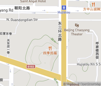 Mapa lokality The Central Perk, Beijing