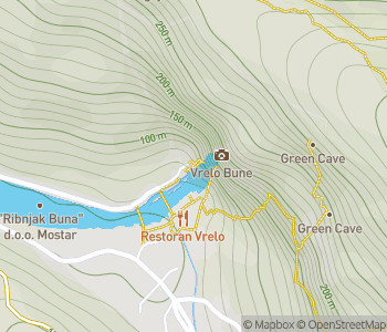 Mapa lokality Kláštor dervišov Blagaj