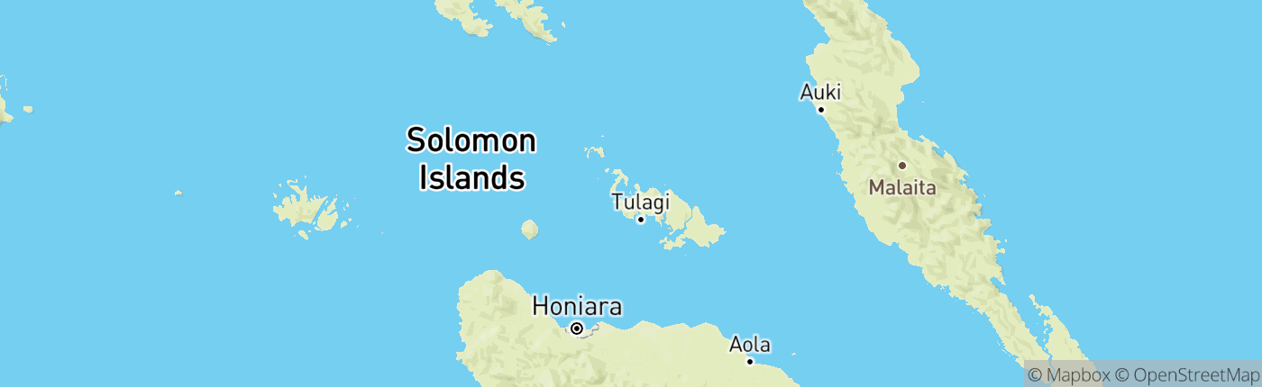 Mapa Šalamúnove ostrovy