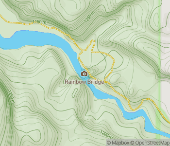 Mapa lokality Národná pamiatka Rainbow Bridge