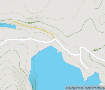 Mapa lokality Modré jazero Bomi