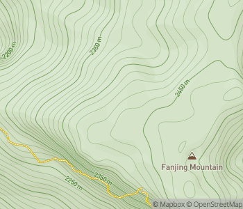 Mapa lokality Fanjingshan