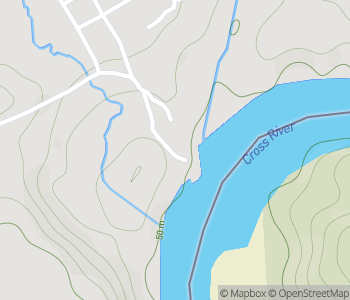 Mapa lokality Vodopády Agbokim