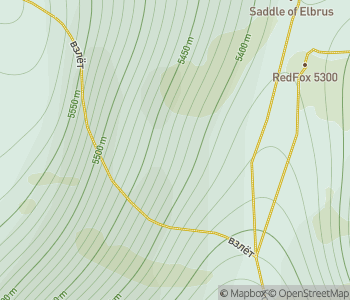 Mapa lokality Hora Elbrus