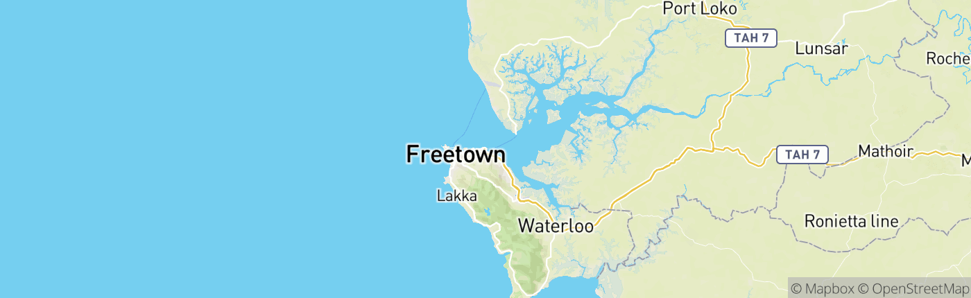 Mapa Sierra Leone