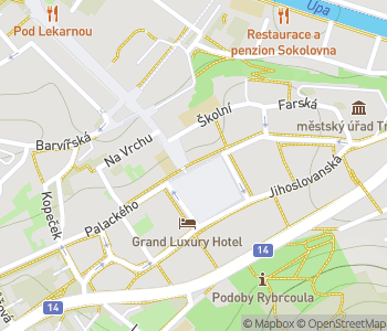 Mapa lokality Trutnovský drak