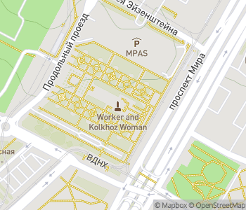 Mapa lokality Robotník a kolchozníčka
