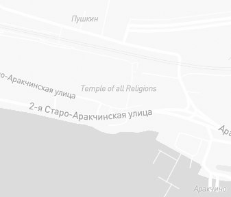 Mapa lokality Chrám všetkých náboženstiev