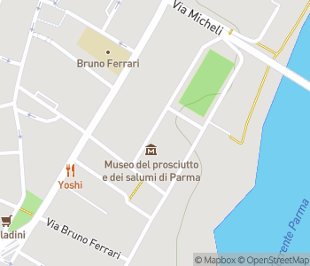 Mapa lokality Múzeum Prosciutto di Parma