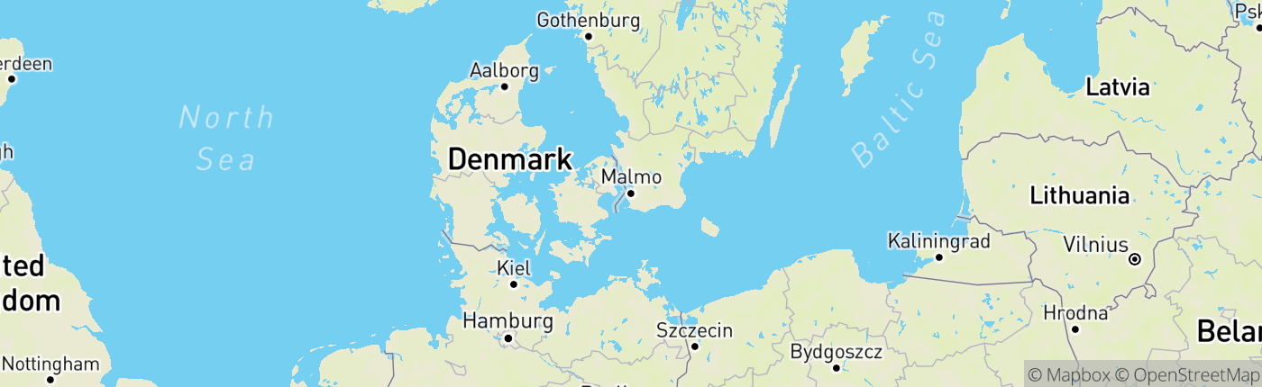 Mapa Švédsko