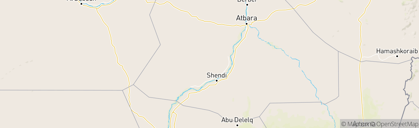 Mapa Sudán