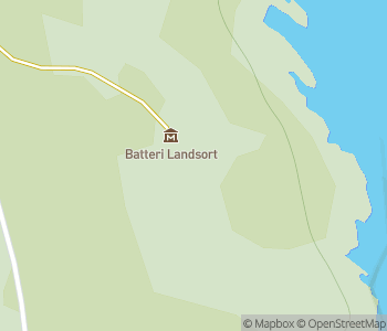 Mapa lokality Delostrelecká batéria Landsort