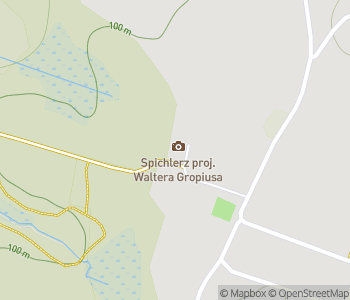 Mapa lokality Sýpka Waltera Gropiusa z roku 1906