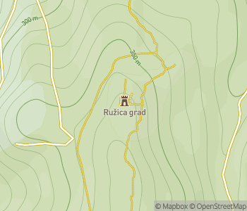 Mapa lokality Ružica Grad