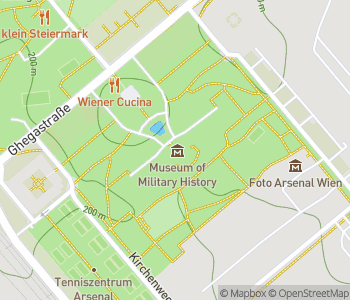 Mapa lokality Viedenský arzenál (Vojenské historické múzeum)
