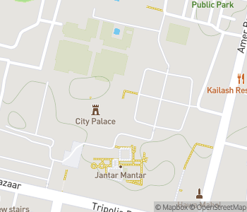 Mapa lokality Slnečné hodiny Džantar Mantar