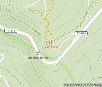 Mapa lokality Observatórium Teide