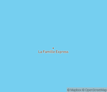 Mapa lokality Vrak lode La Famille Express