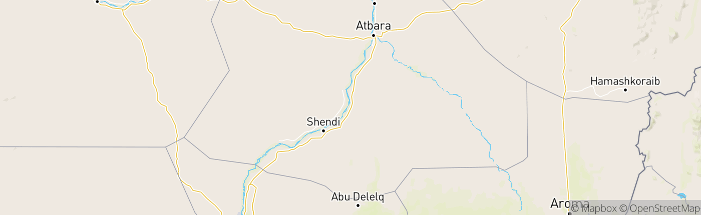 Mapa Sudán