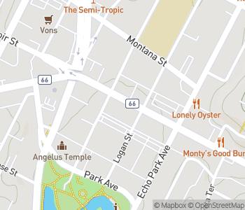 Mapa lokality The Echo Park Time Travel Mart